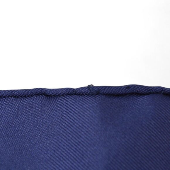 HERMES Authentic Blue Silk Scarf - Picture 7 of 9